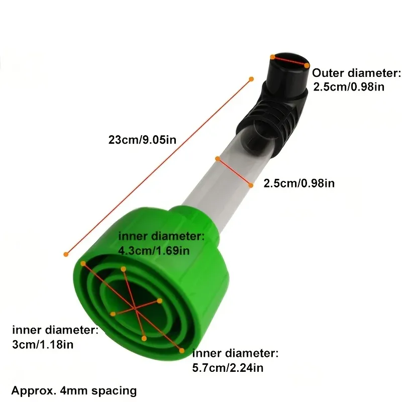 AC Drain Line Cleaner Adapter - Universal Fit AC Drain Line Unclogger - AC Drain Line Cleaning Tool
