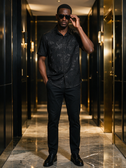 Elegant gentleman high-end T-shirt