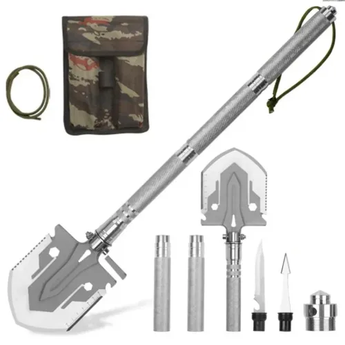 Multifunctional Shovel Folding Military Shovel Self-defense Outdoor Survival Supplies Set Garden Tools Camping Accessories