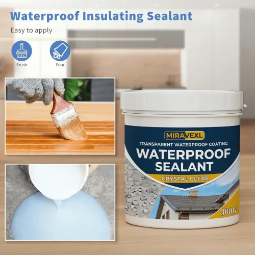 300g Super Invisible Transparent Waterproof Sealant, Nano Leak-Proof Coating, Crystal Clear Sealing Glue for Leak Proof
