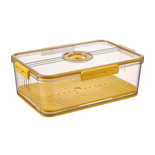Creative Timer Refrigerator Freezer Stackable Food Storage Container Large Capacity
