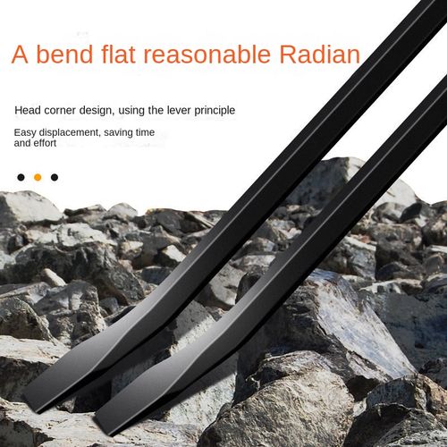 Hexagonal high carbon steel flat head thick heavy duty crowbar 1 piece