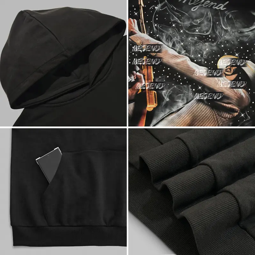 Unisex Graphic T-Shirt Rhinestone Hoodie 100% Cotton Casual Tee Pullover Hooded Sweatshirt Streetwear for Men Women