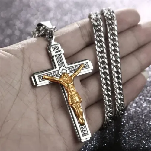 Delicate Timeless Elegance Cross Necklace