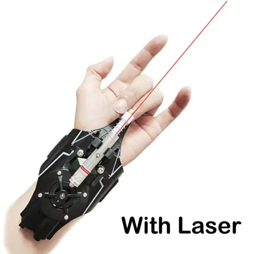 Spider Man Web Shooters ML Legends Spiderman Network Electric Launcher Gloves Toys Manga Figurine Cosplay Props