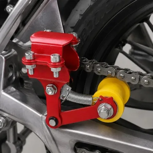 Motorcycle Adjuster Chain Tensioner on Roller Prevent Chain Drop Tool Adjuster Chain Tensioner Motorcycle Modified Accessories