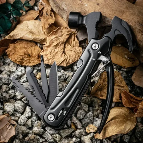 2026 New Multi-Tool Hammer, 7-in-1 Stainless Steel Multi-Tool, , Foldable Heavy Duty Multi-Tool Set with Cutter tools
