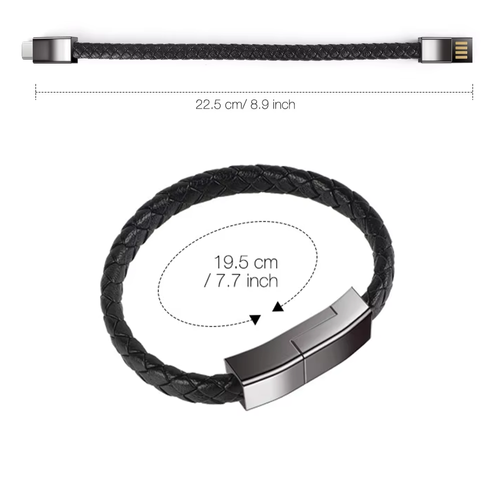 2-pack USB Bracelet charging cable for Type C