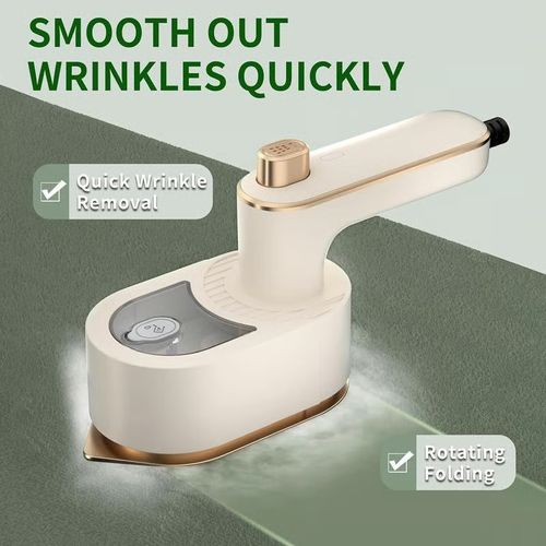 Say Goodbye to Wrinkles - Mini Travel Iron for Clothes