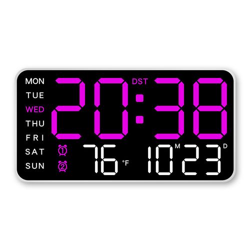 ⏰Multifunctional decorative LED digital wall clock