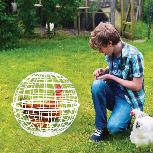 Ball Shaped Movable Chicken House Rollable Poultry Enclosure