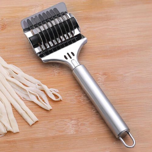 3PCS High Grade Stainless Steel Noodle Lattice Roller Docker Dough Cutter Pasta Spaghetti Maker for Kitchen Cooking Tools
