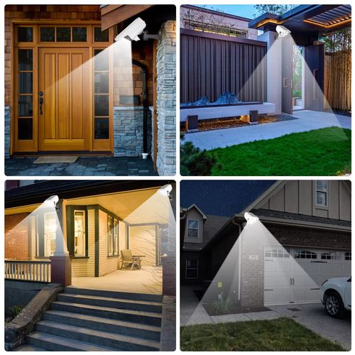 Solar-powered motion-sensing security light with human presence detection and simulated voice monitoring