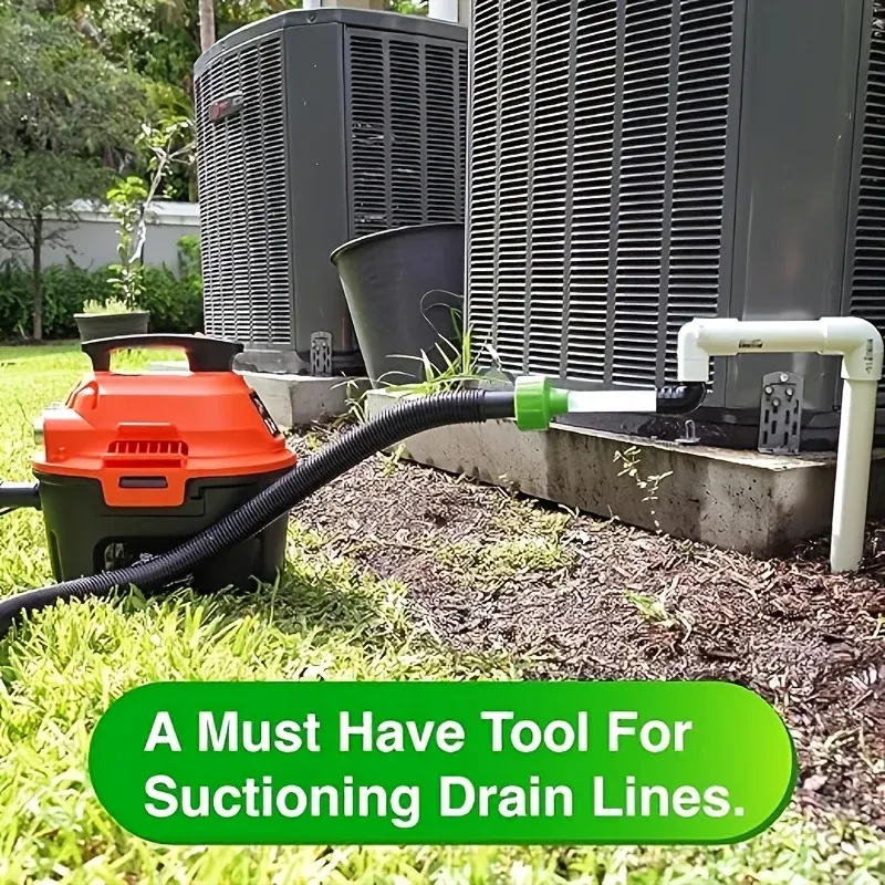 AC Drain Line Cleaner Adapter - Universal Fit AC Drain Line Unclogger - AC Drain Line Cleaning Tool