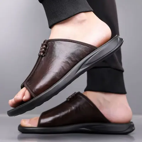 Thick soled high-end slippers trendy brand