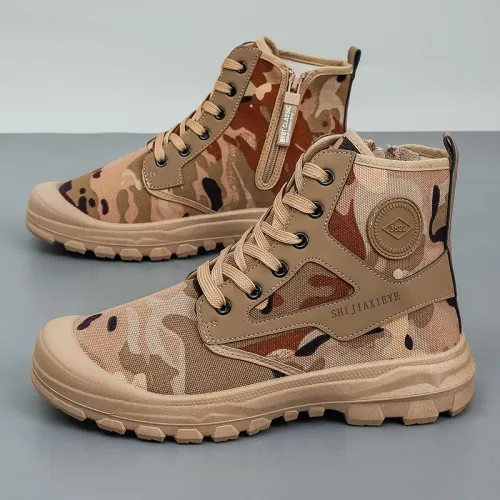 Men's high top ankle boots tactical boots
