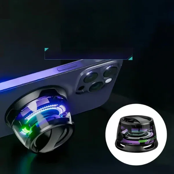 🔊A portable magnetic Bluetooth speaker with an LED light and IPX6 waterproof rating✨