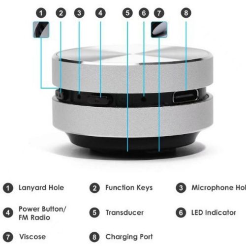 Bone conduction wireless bluetooth speaker