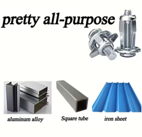 60pcs Galvanized Carbon Steel Expansion Nuts, Petal Lock Nuts, Cross Rivet Type