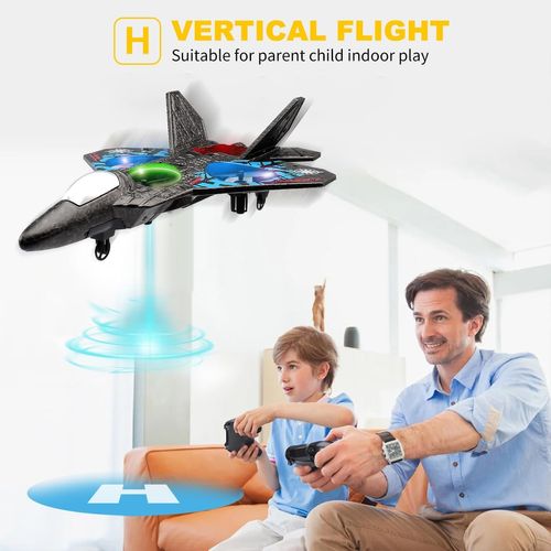 RC Helicopter Plane 2.4Ghz Remote Control F22 Jet Fighter Airplane Quadcopter