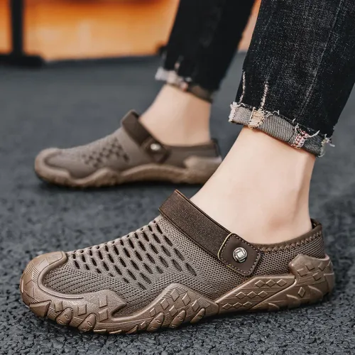 Men's casual shoes, mesh breathable and non slip sandals