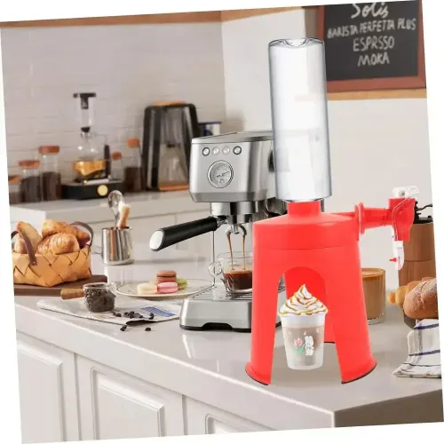 Hand-pressed beverage switch inverted water dispenser