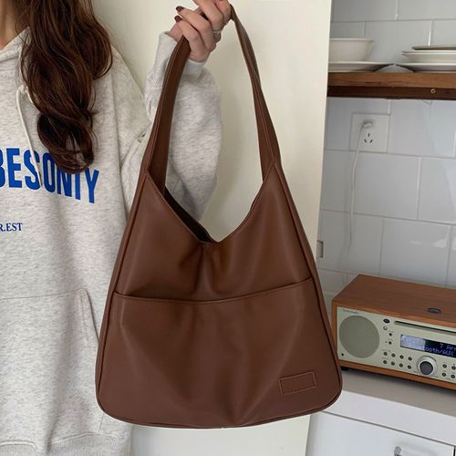 Large capacity bag ladies 2025 new style fashionable simple shoulder bag