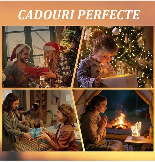 Praying Hands 3D Night Light with Seven Color Changing