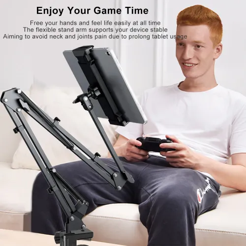 Tablet Stand Holder for Bed Rotatable Phone