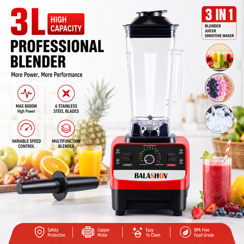 2000W Heavy Duty Commercial Blender Fruit Mixer Juicer Food Processor Ice Smoothies Blender High Power Juice maker Crusher 220V