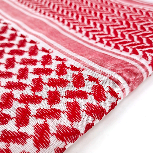 Red high quality headscarf jacquard handkerchief headscarf