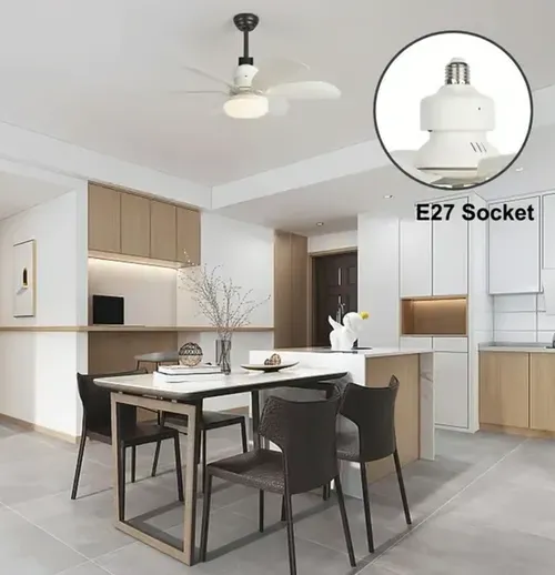 🔥LAST DAY 49% OFF🔥2-in-1 Socket Fan Light