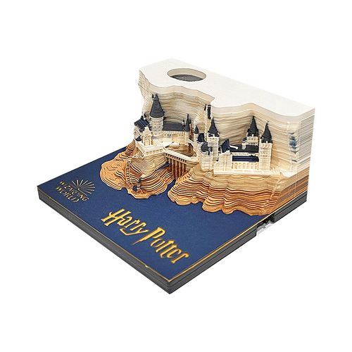 3D Memo  Desktop Decoration Art Paper Sculpture Laser Cut Memo Pad