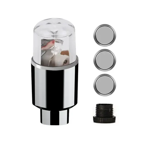 2pcs Car Hub Ambient Light Bicycle LED Tire Lights Universal Car Neon Lamp Valve Cover Lights Tire Colorful Flashing BulbDecor