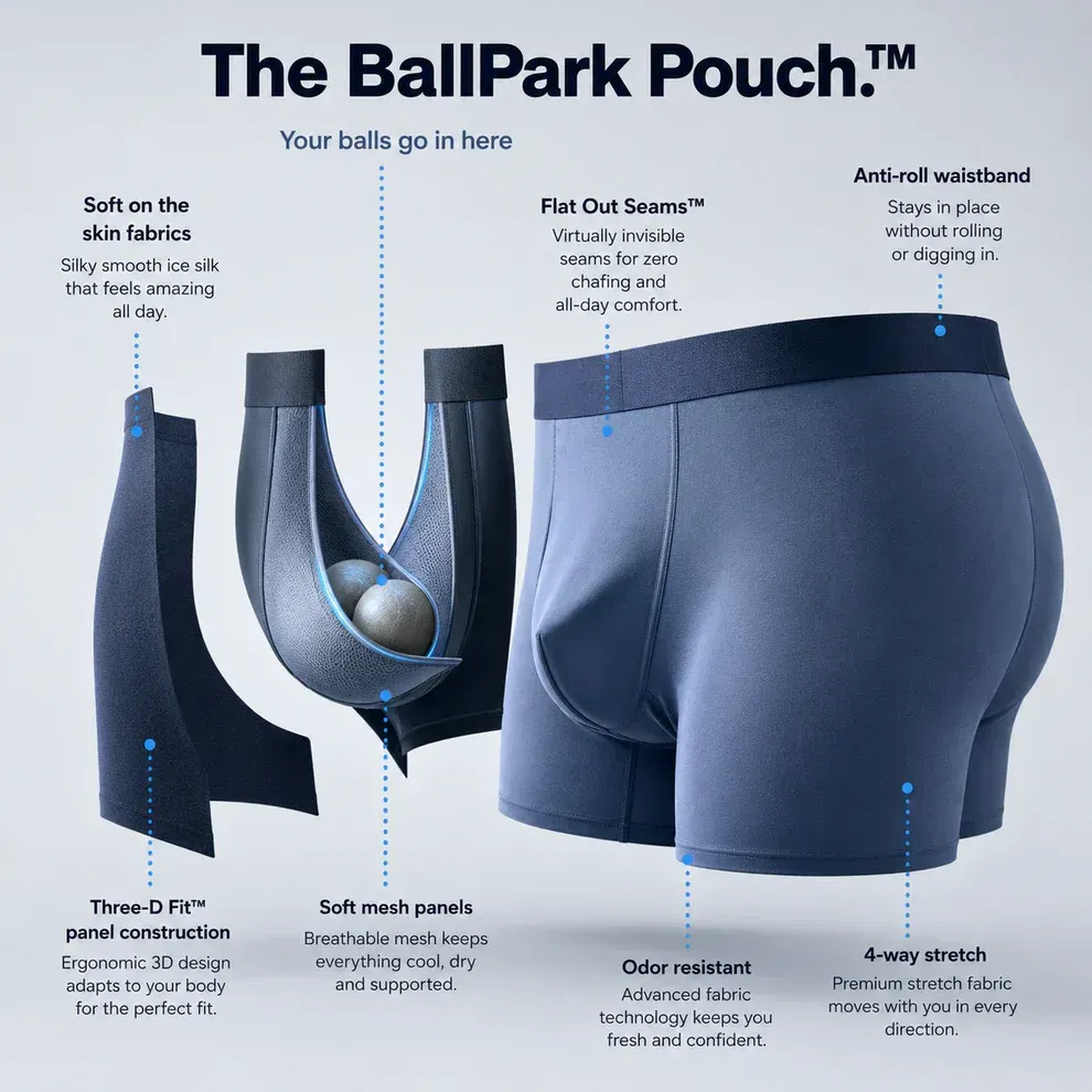 Men's Cooling Ice Silk Underwear- Buy 1 Get 2 Free