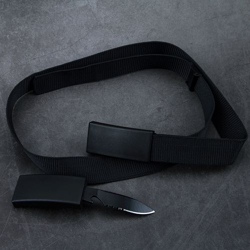 Belt knife, outdoor self-defense small knife, belt knife with bottle opener, men's gift.