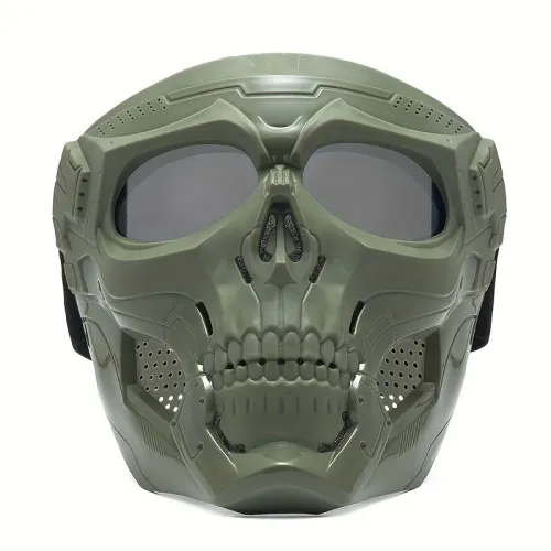 Motorcycle skull mask wind goggles outdoor sports riding glasses Halloween props windproof tactical mask