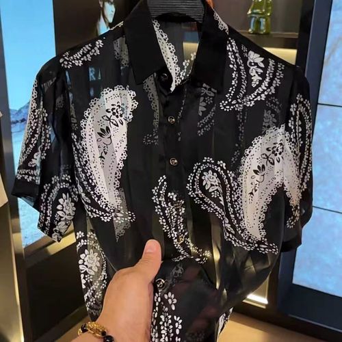 Men's Premium Ice Silk Shirt