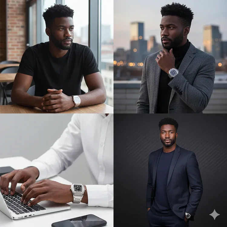 LED Stainless-Steel Digital Watch – Power Meets Prestige for the Tanzanian Hustle