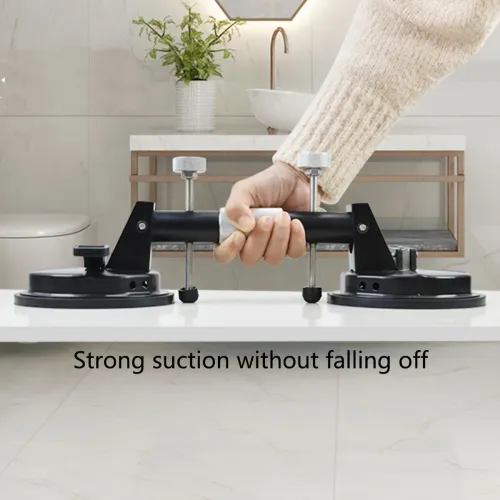 Adjustable Angle Glass Brick and Stone Plate Suction Cup Inner and Outer Corner Right Angle Joint Leveler Hand Tool