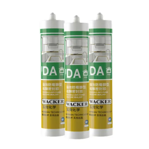 Original WACKER DA Durable Anti Fungi Silicone Sealant with Outstanding Adhesion Neutral Glass Glue 300ml