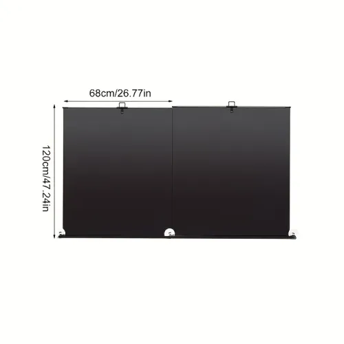 Universal Retractable Car Windshield Sun Visor – 2-Pack