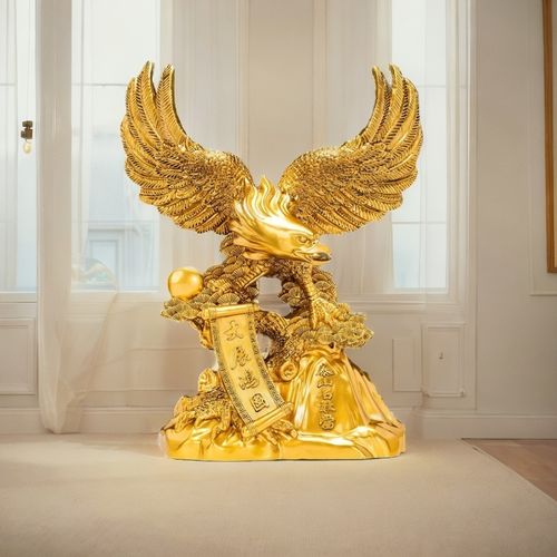 Eagle Ornament — Wealth-Attracting Decor for Living Rooms and Executive Offices  Ideal Gift for Corporate Spaces, Retail Shops, Housewarmings, and Grand Openings