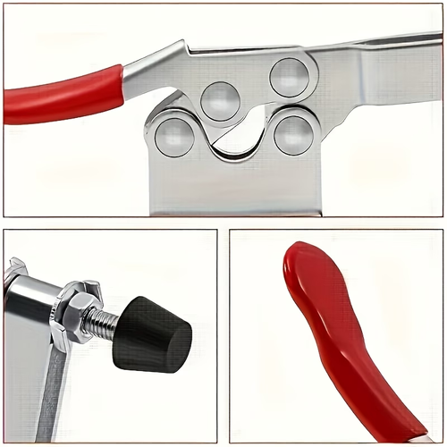 2pcs Heavy Duty Red Toggle Clamp GH-201B - 220.46LB Quick Release