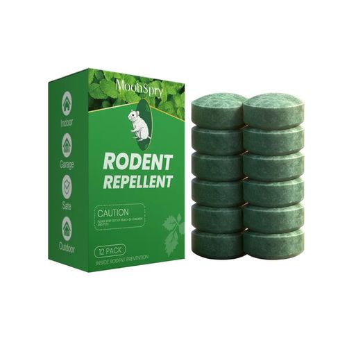 12 Pieces Mice Control Ball Long-Lasting Trap Animal Control Balls for Indoor Outdoor Home Garage Attic Car Garden Bedroom