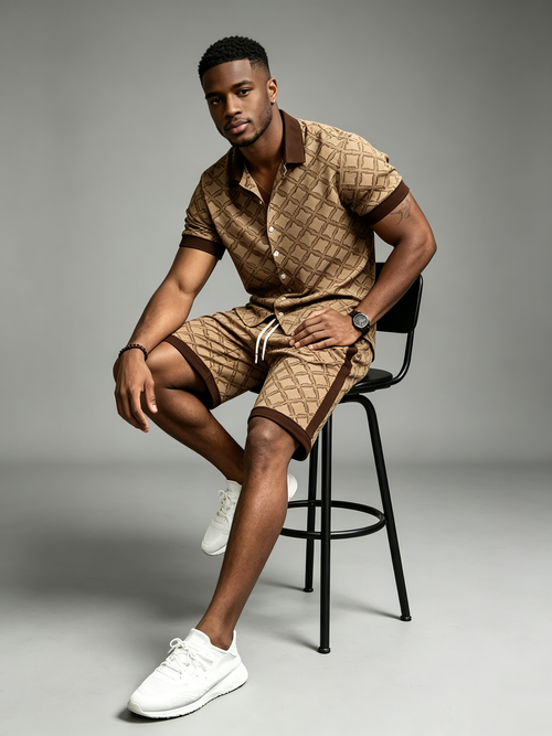 🎁2026 New Arrivals 50% OFF💥Men's Printed 2-Piece Set