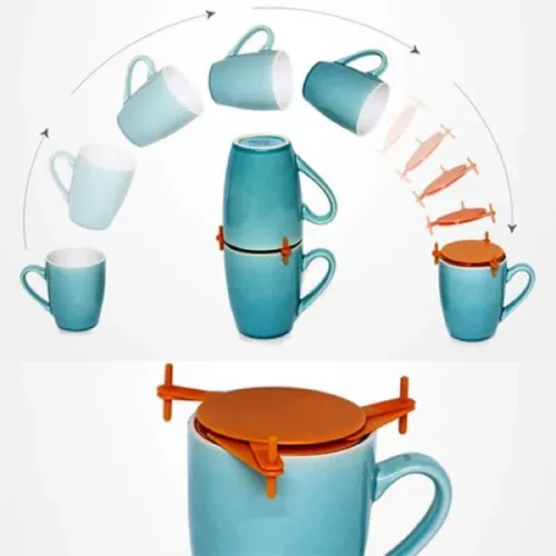 Adjustable Stackable Cup Holder For Kitchen Coffee Tea Cups Organization Storage Rack Container Home Cabinet Space Saving Holder