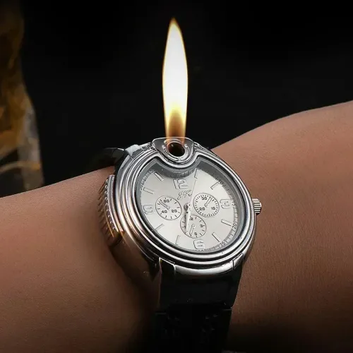 Accurate timekeeping, watch, inflatable lighter