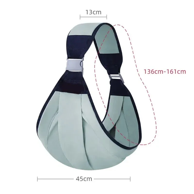 Baby Sling Carrier One Shoulder Carrier for Toddler Lightweight Baby Carrier Sling Newborn To Toddler for Toddler Carrier Sling