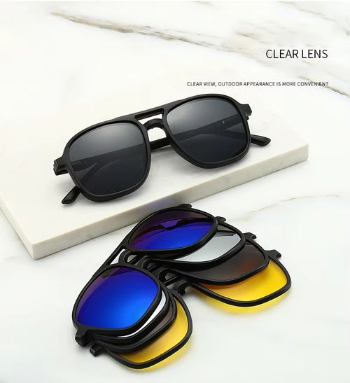 5 in 1 Interchangeable Sunglasses